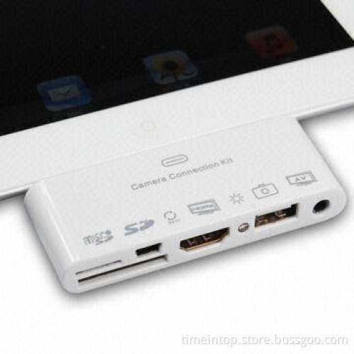 Camera Connection Kit for New iPad and iPhone 4S, with Remote Control, Supports iOS6.0